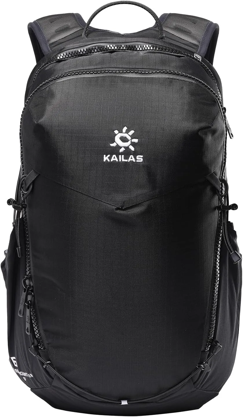 KAILAS Far Mountain16L Lightweight Hiking Backpack Trekking Daypack Small Backpacks Traveling Camping Silent Black
