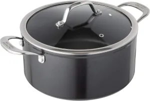 Kuhn Rikon Easy Pro Non-Stick Dutch Oven with Glass Lid, 5 litre/24 cm