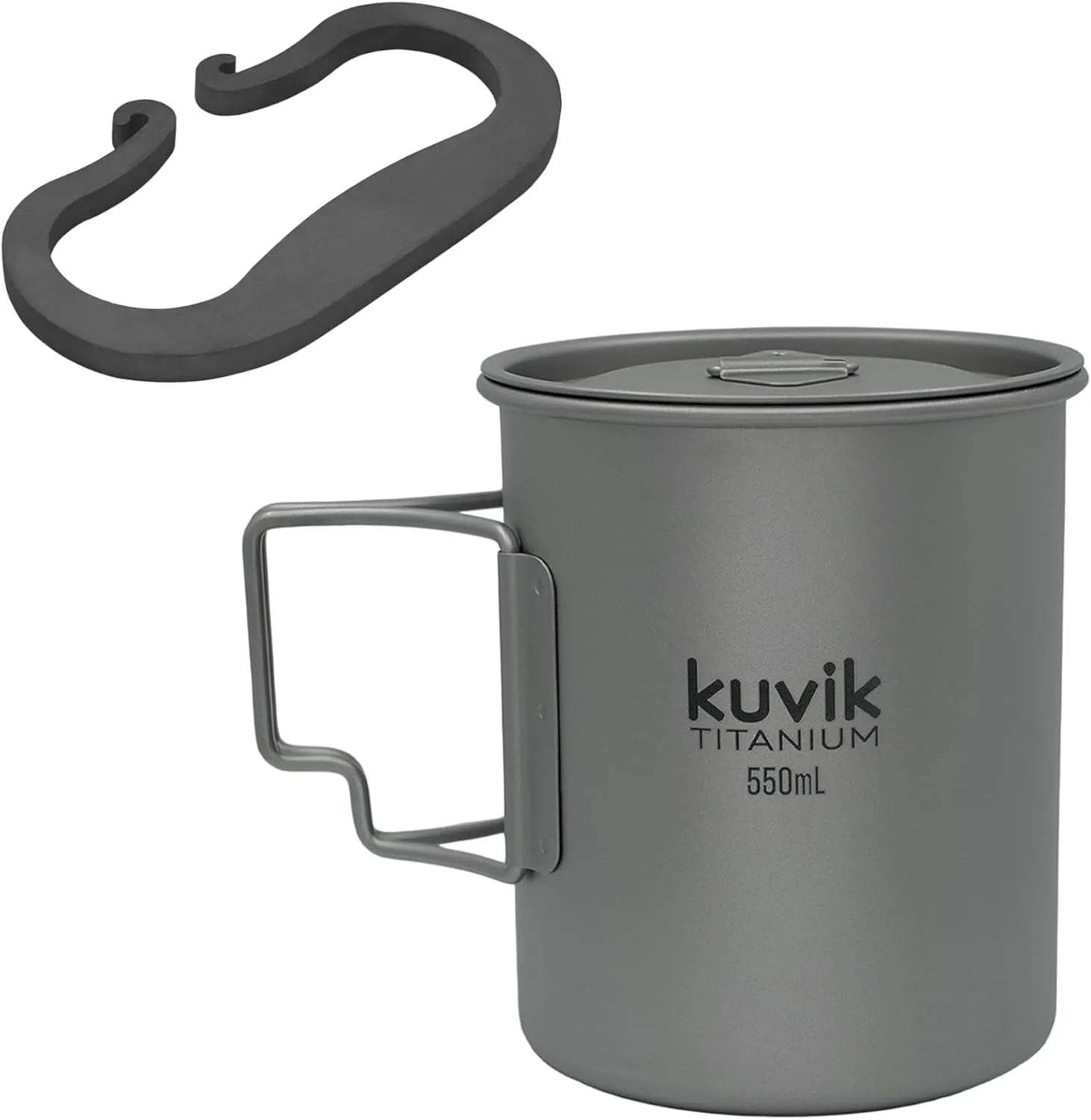 Kuvik High-Carbon Steel Striker (French) & 550ml (18.6 oz) Titanium Pot Bundle