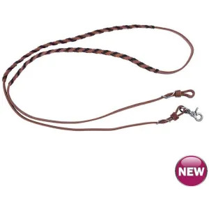 Latigo Laced Harness Leather Barrel Reins