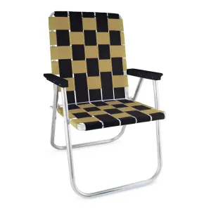 Lawn Chair USA Black & Gold Classic Chair