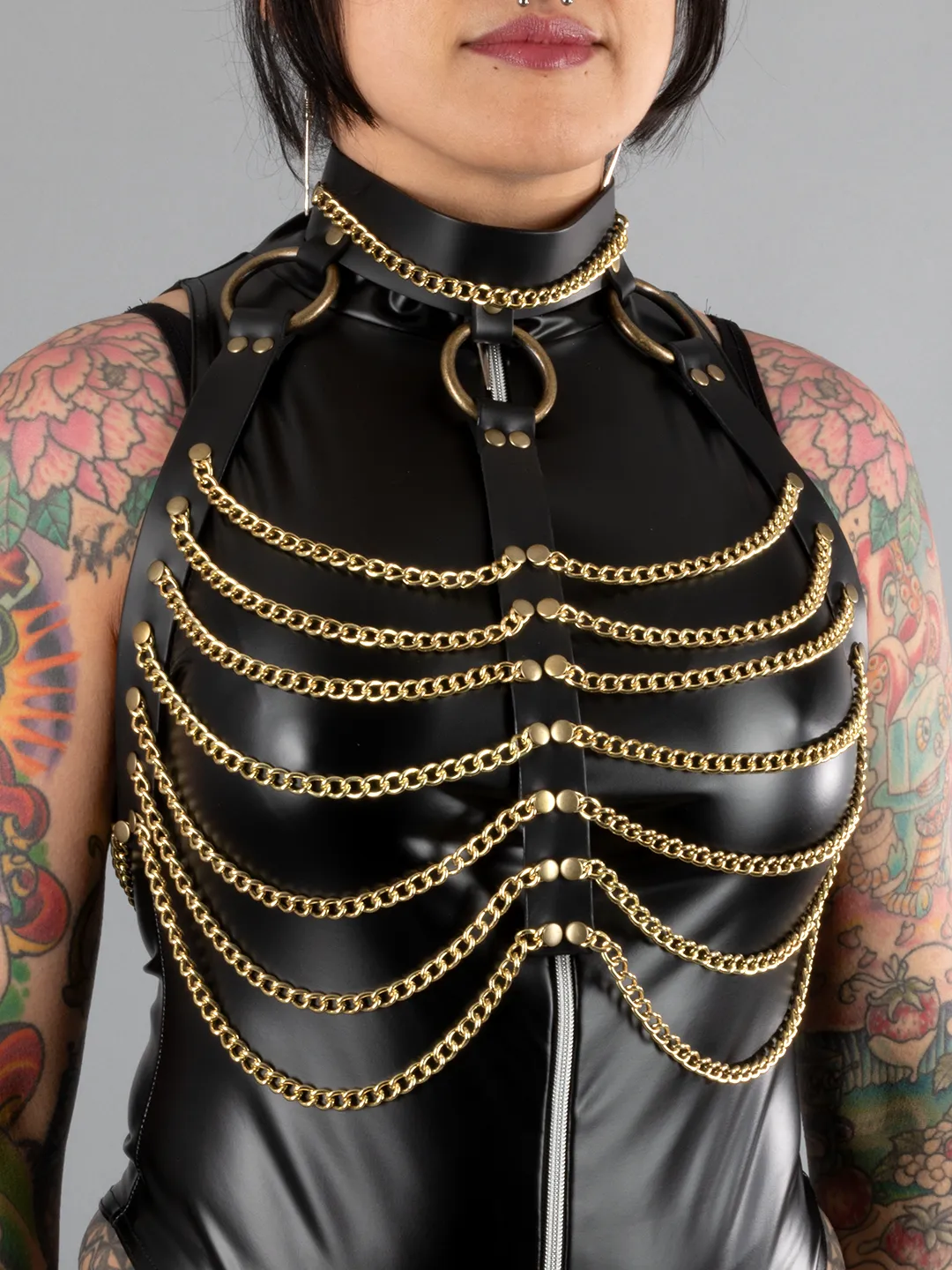 Leather Ribcage Harness