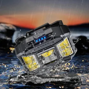 LED Outdoor Head Lamp With Motion Sensor