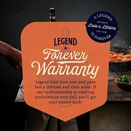 Legend Cast Iron Skillet with Lid