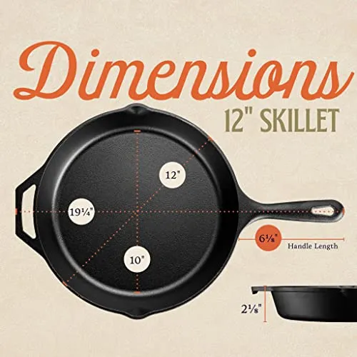 Legend Cast Iron Skillet with Lid