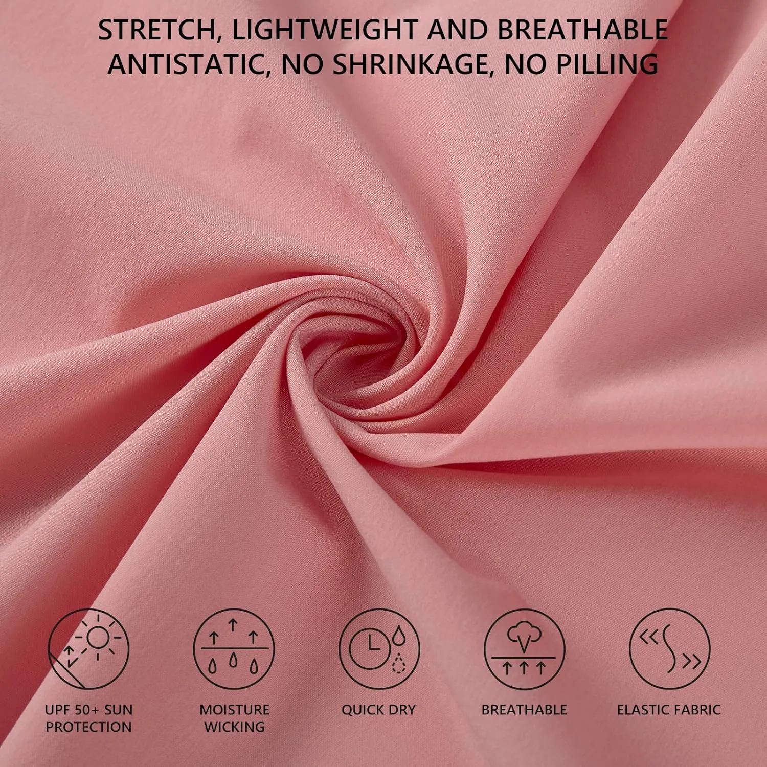 Lightbare Women’s UPF 50  Tank Dress with Pockets Detachable Shorts Drawstring Waist Quick Dry for Hiking Camping Outdoors