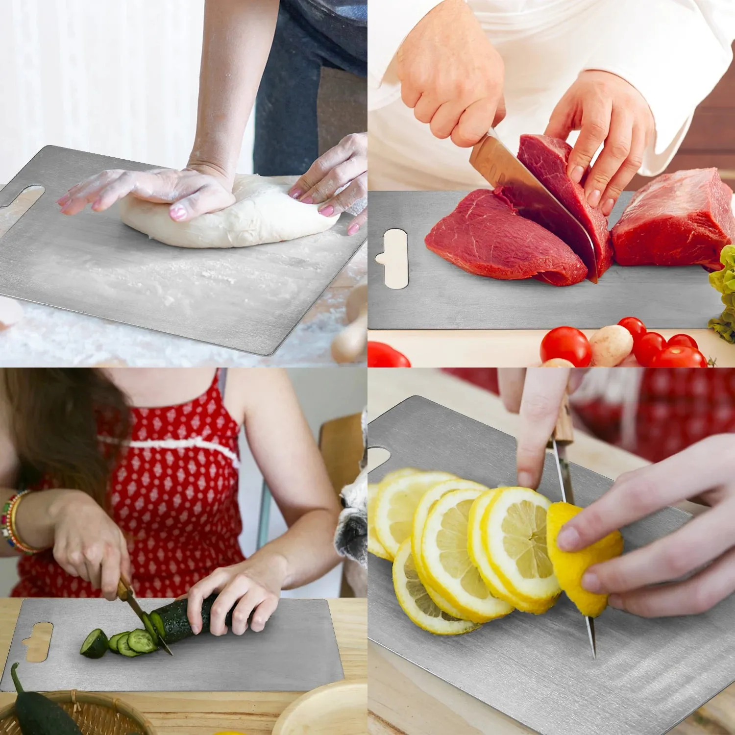 Lixada 1.8MM Thick Titanium Cutting Board