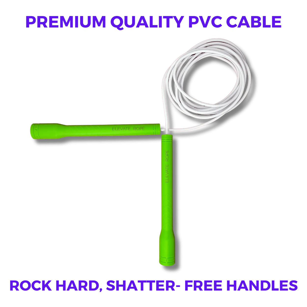 Long Handle Jump Rope (Green Leaf)