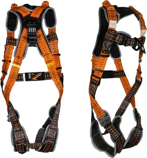 Malta Dynamics Razorback Elite Safety Harness – Lightweight Safety Harness Fall Protection Kit with Sewn in Belt and Sternal D-Rings for Fall Arrest, OSHA & ANSI Compliant (3XL)