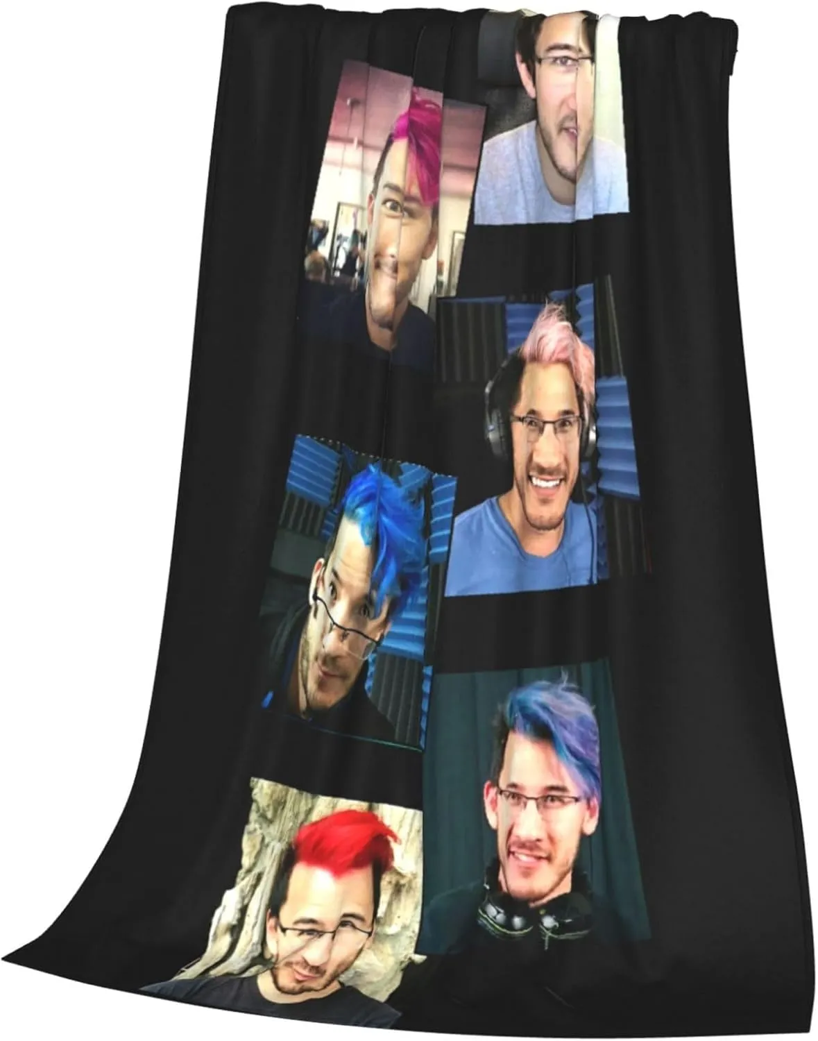 Markipliers Fleece Throw Blanket Flannel Air Conditioning Quilt for Couch Camping Travel 40"x30"
