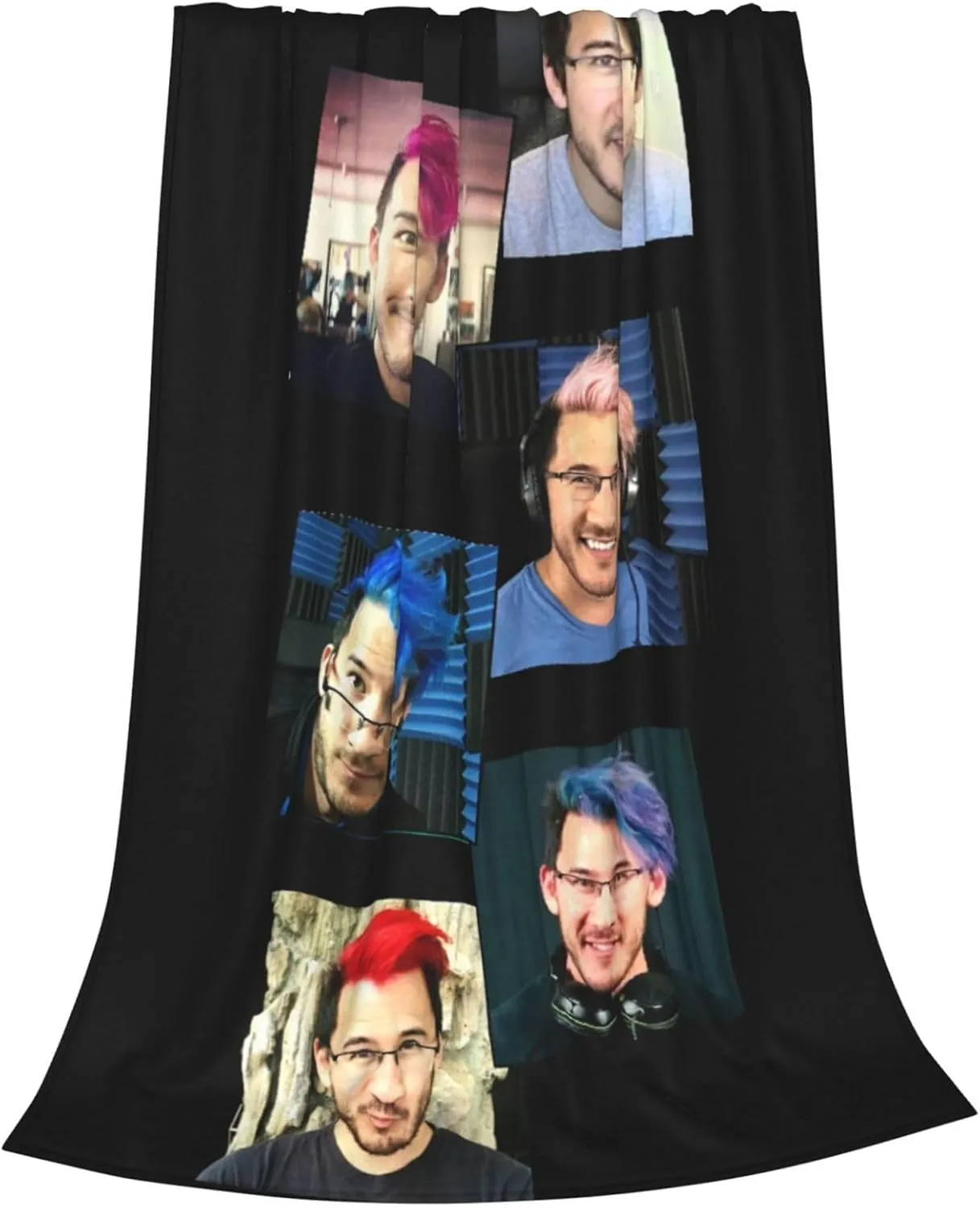 Markipliers Fleece Throw Blanket Flannel Air Conditioning Quilt for Couch Camping Travel 40"x30"