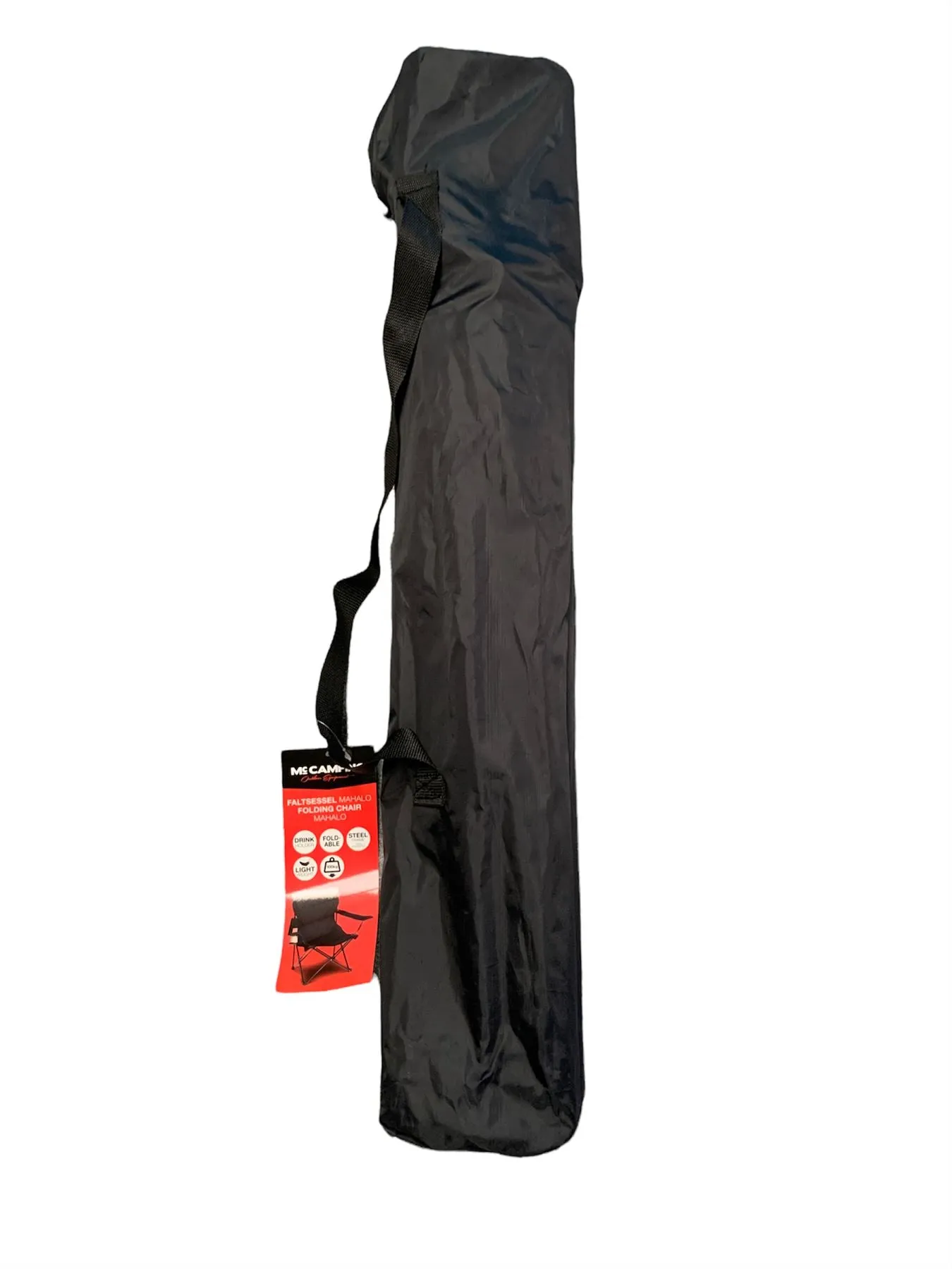 McCamping Folding Chair Mahalo - Lightweight, Easy set up Camping Chair with Cup Holder and carry Bag.