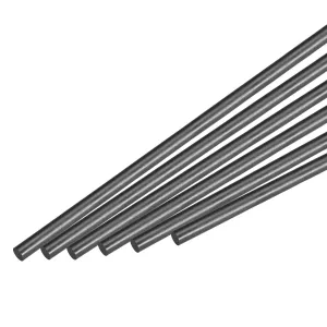 MECCANIXITY 10 Pcs Carbon Fiber Rod, 6mm x 400mm for RC Plane DIY Tool Wing Tube Quadcopter Arm