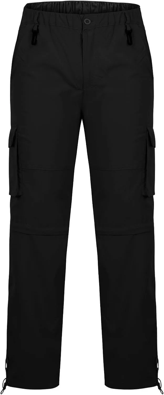 Mens Casual Pants Lightweight Patchwork Hiking Straight Leg Pants for Men Spring Relaxed Fit Outdoor Work Pants