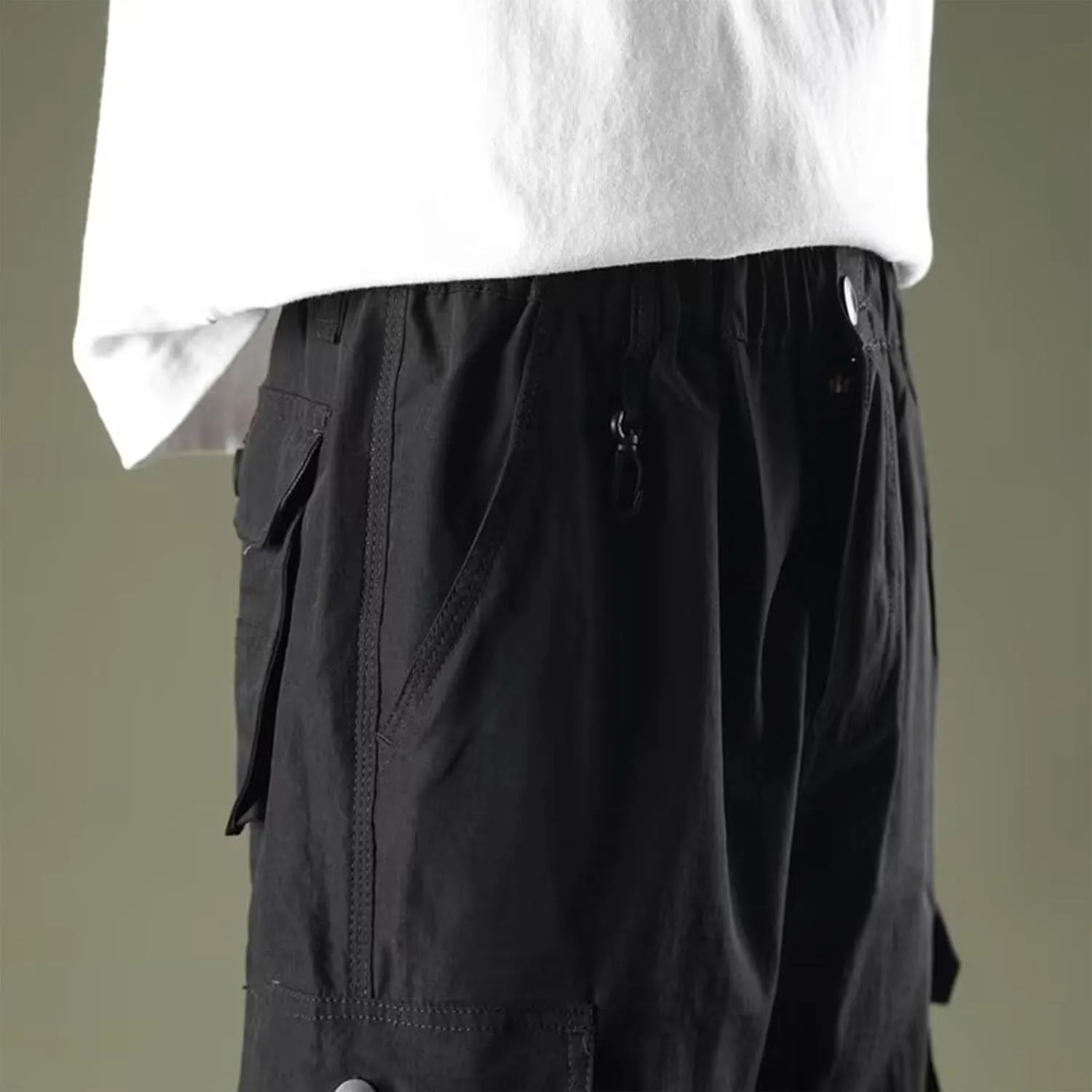Mens Casual Pants Lightweight Patchwork Hiking Straight Leg Pants for Men Spring Relaxed Fit Outdoor Work Pants