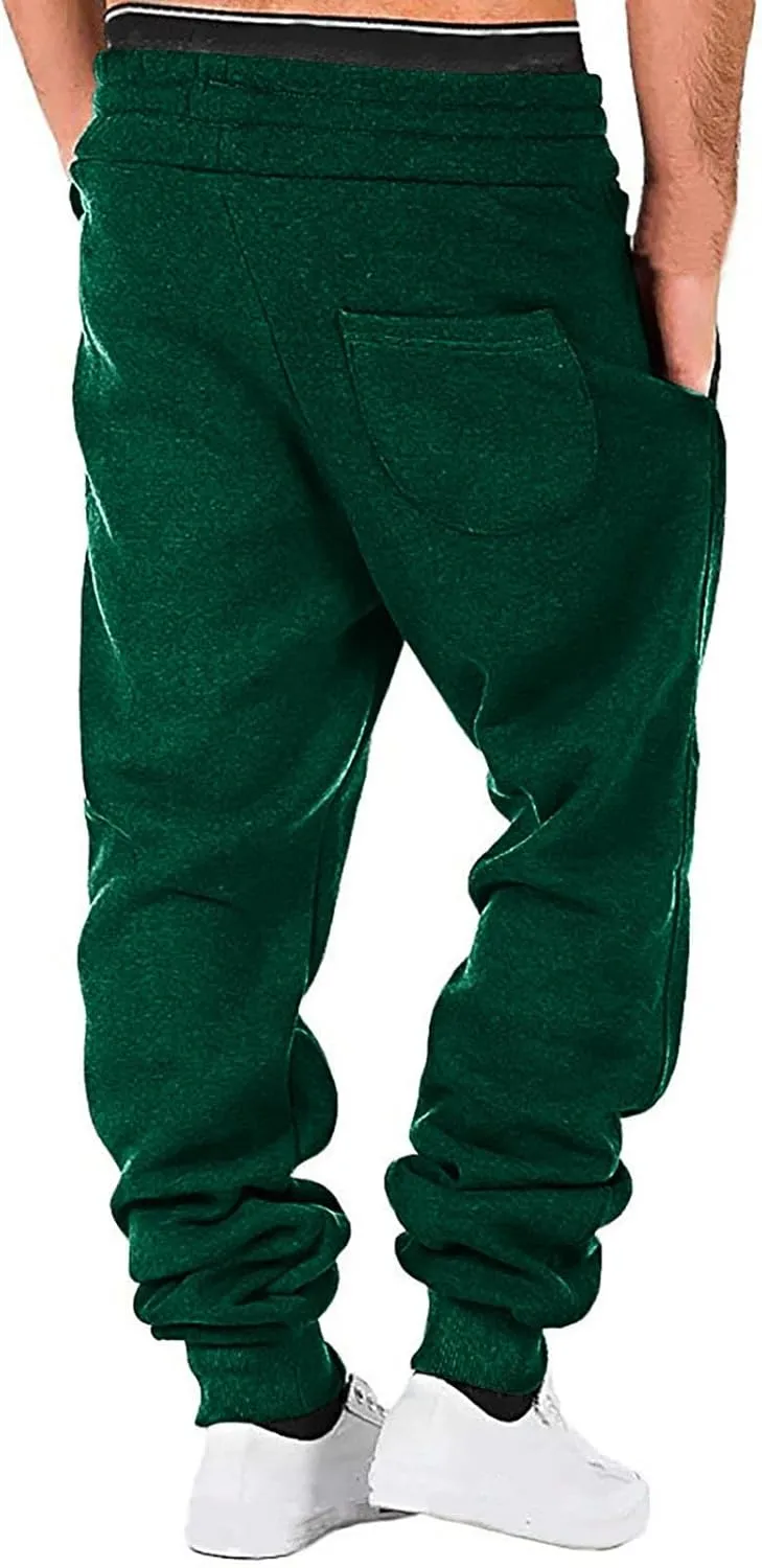 Men's Sweatpant Lightweight Drawstring Fashion Casual Joggers for Men Outdoor Sports Athletic Work Pants