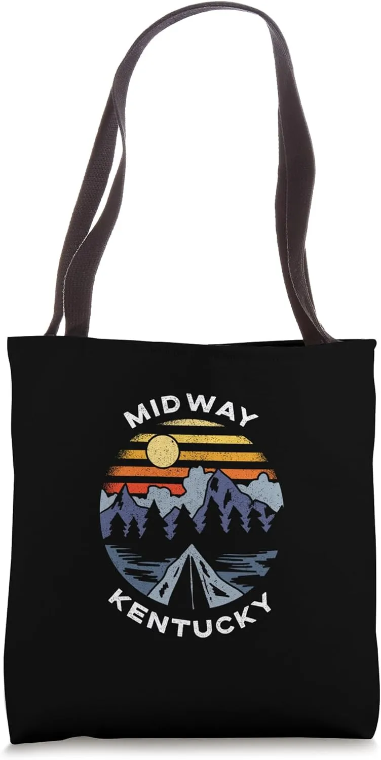 Midway Kentucky Mountains Vacation Souvenir Tote Bag