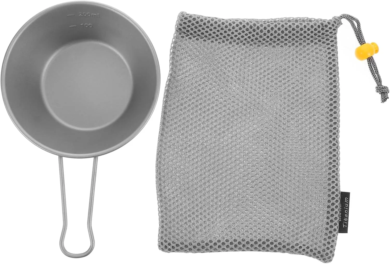 Mikinona Outdoor Dining at Its : Titanium Camping Bowl Unique Design for Salad Soup and Snacks in Multiple Colors