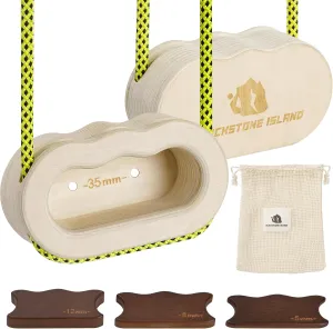 Mini Portable Hangboard,Hang Hold for Rock Climbing Indoor and Outdoor Use