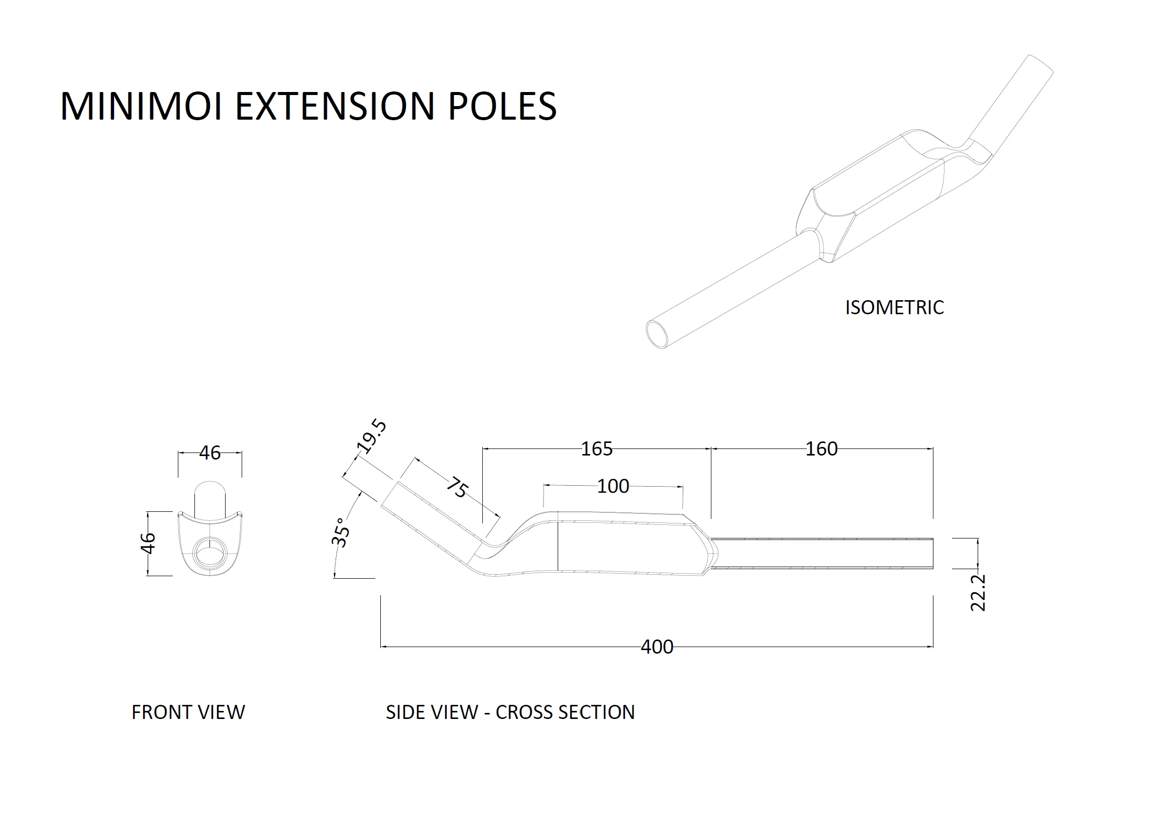 Minimoi Mk2 Extension Poles
