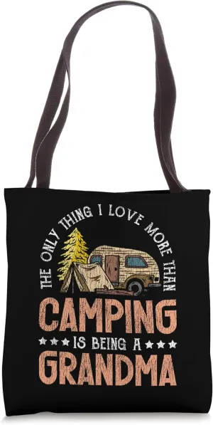 Motorhome Camping Retro Grandma Caravan Rv Trailer The Only Tote Bag