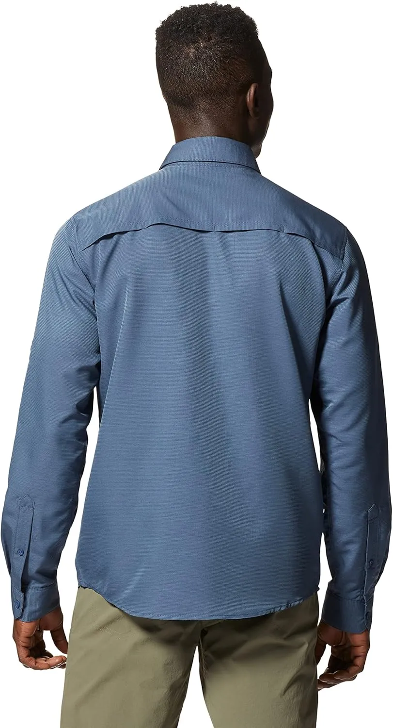 Mountain Hardwear Men's Canyon Long Sleeve Shirt for Camping, Hiking, and Everyday Wear | Moisture-Wicking and Breathable