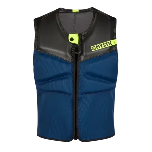 Mystic - Block Impact Vest Fzip Kite - Navy/Lime