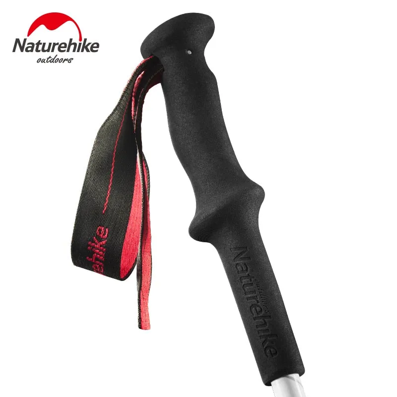 Naturehike Carbon Fiber   Aluminum Alloy Walking Stick Pole Lightweight Camping Trekking Pole Hiking