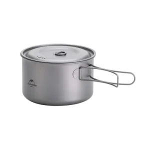 Naturehike TDG02 outdoor Ti pot (1300ML) - Ti Color