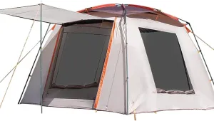 NIEH 4/5/6 Man Tents, Camping Tents & Shelters Waterproof, Outdoor Sports Tent Camping Sun Shelters, Easy Setup with Large Mesh for Ventilation, Instant Cabin Tent