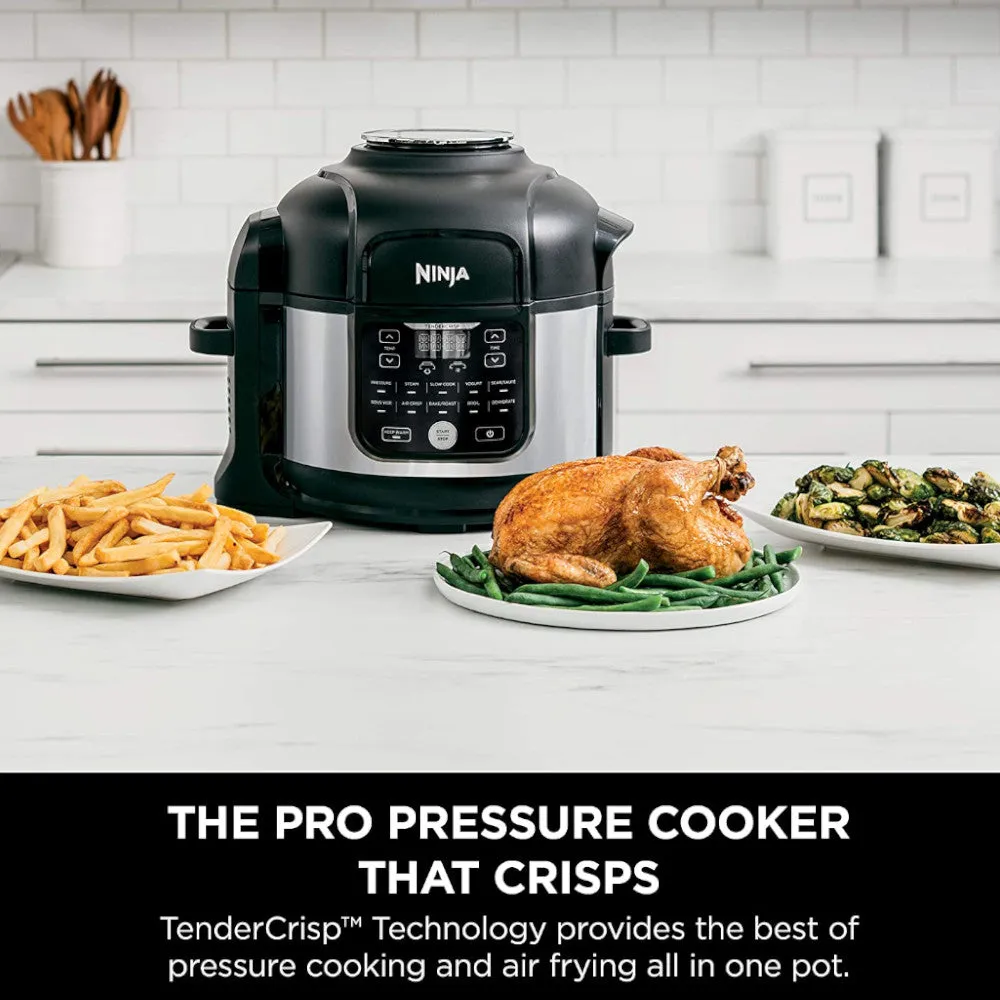 NINJA Foodi 11-in-1 Pro 6.5 qt. Pressure Cooker & Air Fryer - Factory serviced with Home Essentials warranty - FD302