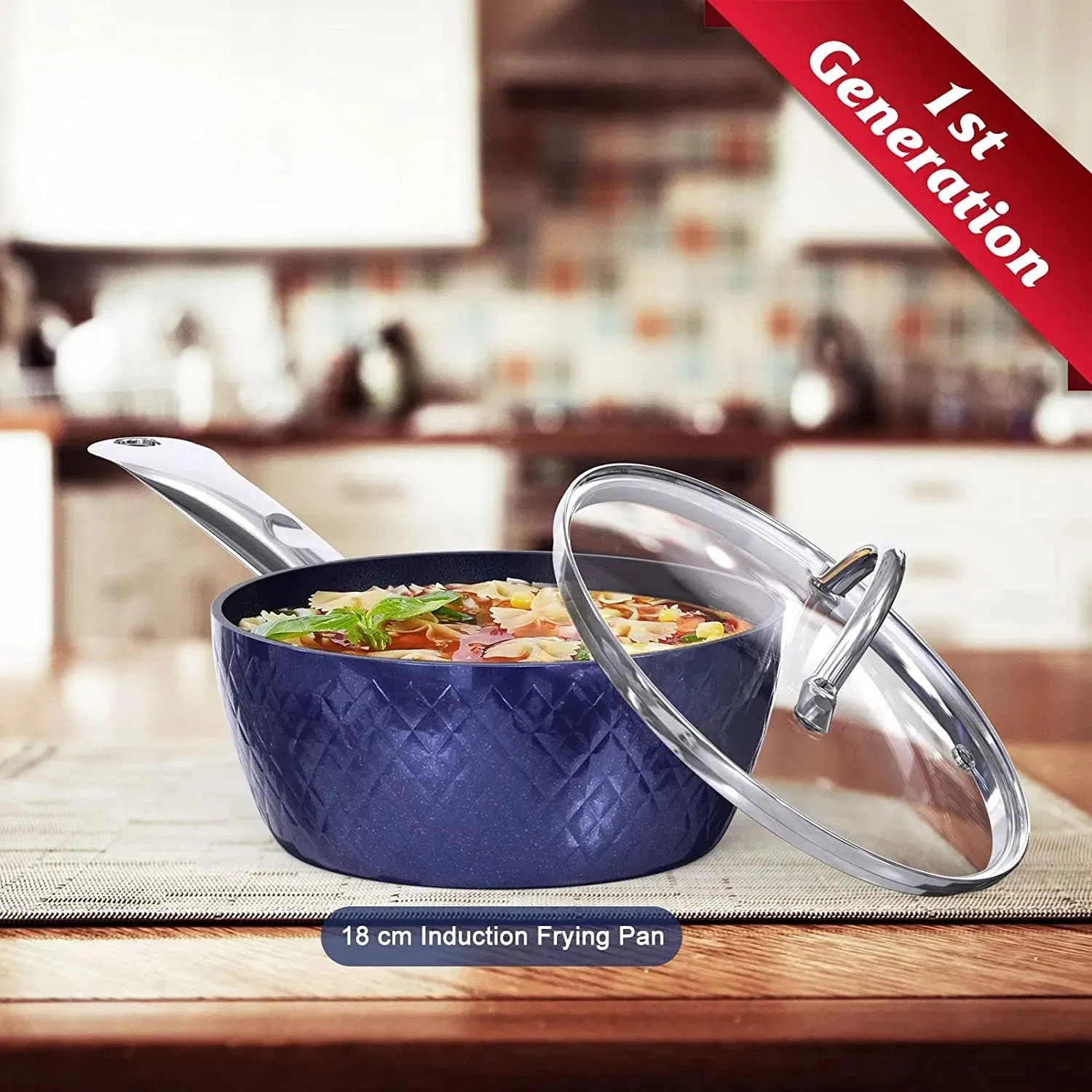 Nonstick of LunaLulink Kitchen Ceramic Cookware 3 Most-ordered Great savings Set