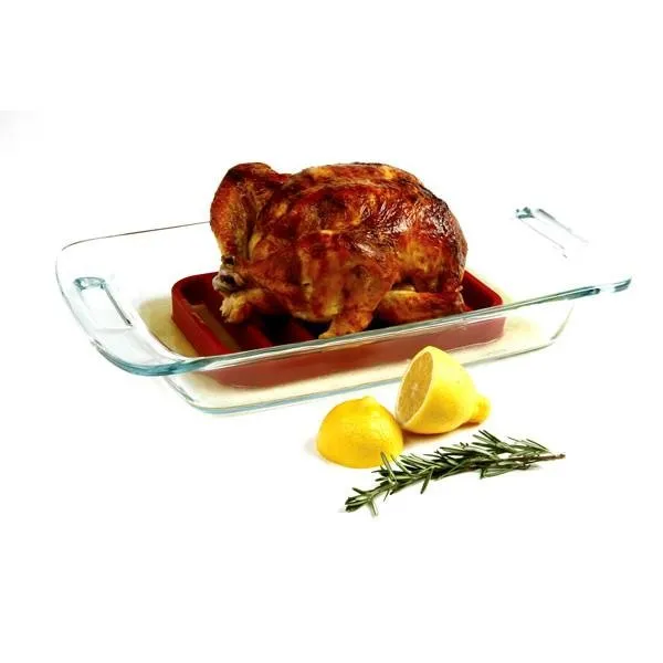 Norpro 9" x 6" Nonstick Silicone Rectangle Roast Rack and Trivet
