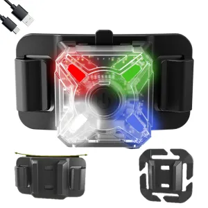 NU06 LE White Blue Green Red USB-C Rechargeable Signal and Safety Light