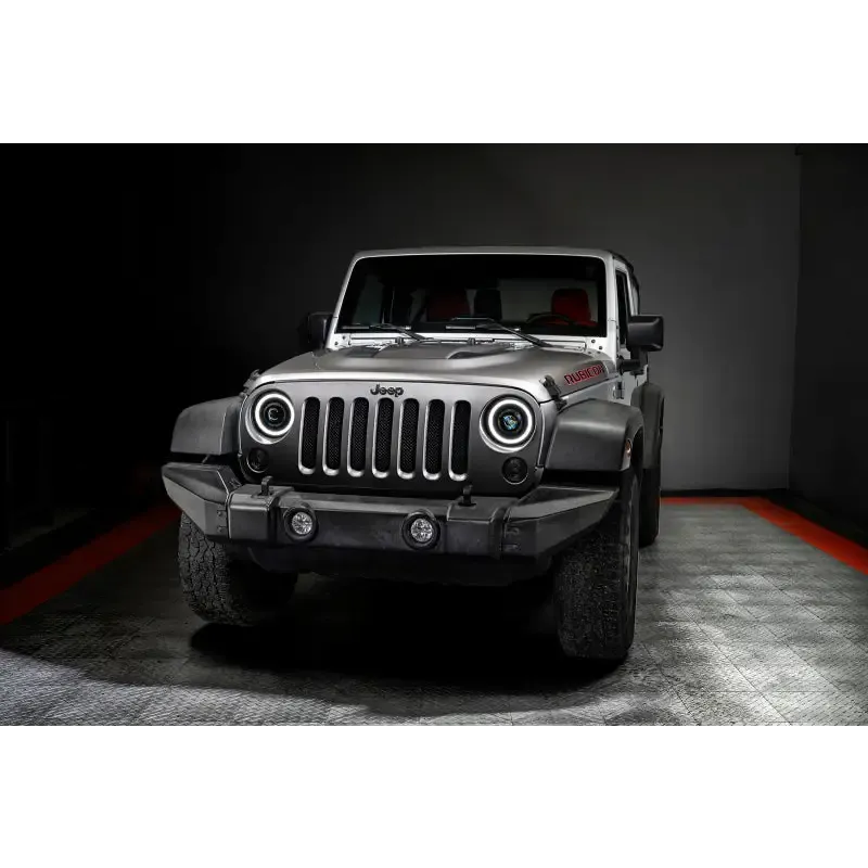 ORACLE Lighting 07-18 Jeep Wrangler JK Oculus 7in. Switchback Bi-LED Projector Headlights