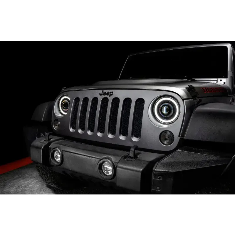 ORACLE Lighting 07-18 Jeep Wrangler JK Oculus 7in. Switchback Bi-LED Projector Headlights