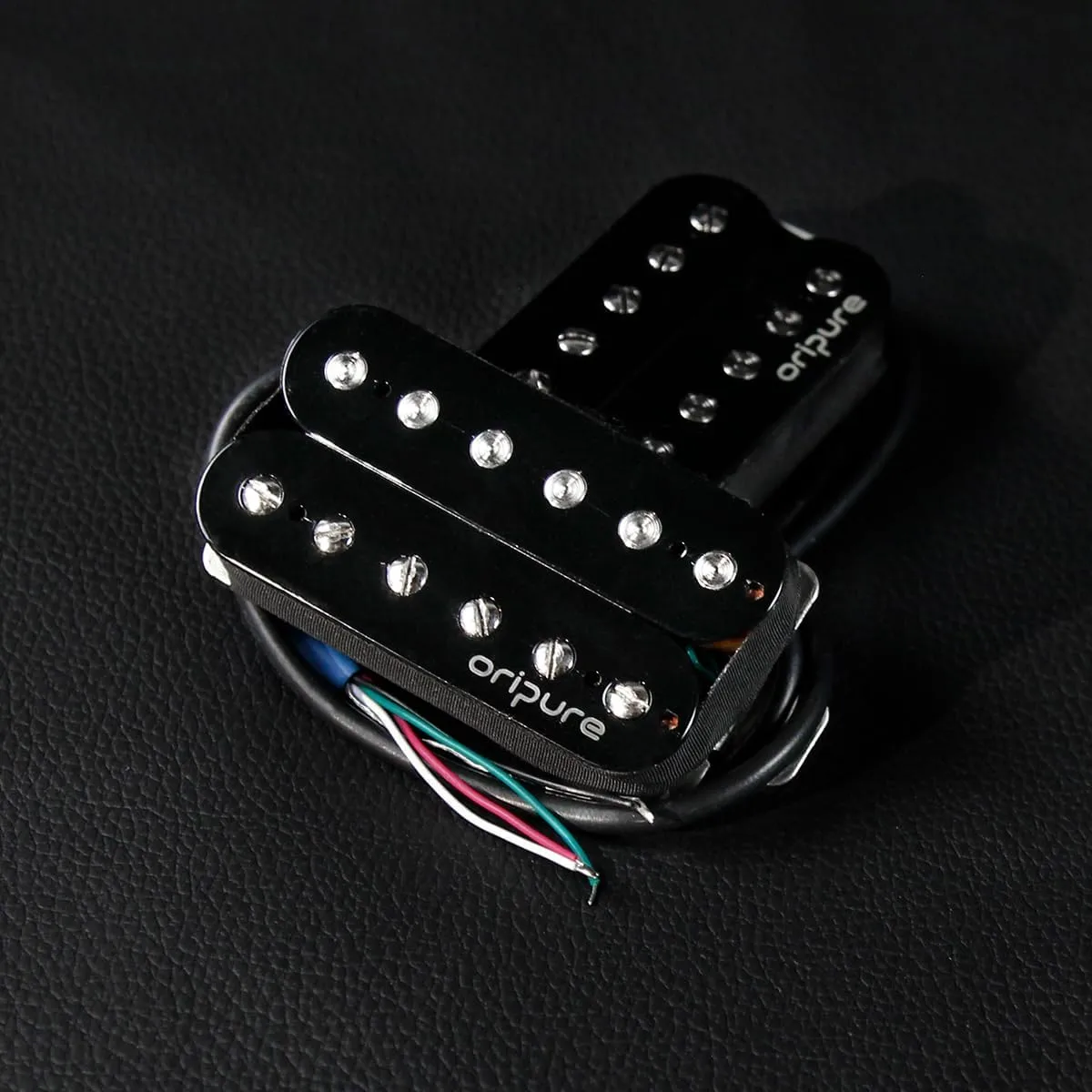 OriPure Alnico 5 Guitar Humbucker Pickups Black Neck Pickup   Bridge Pickup Set