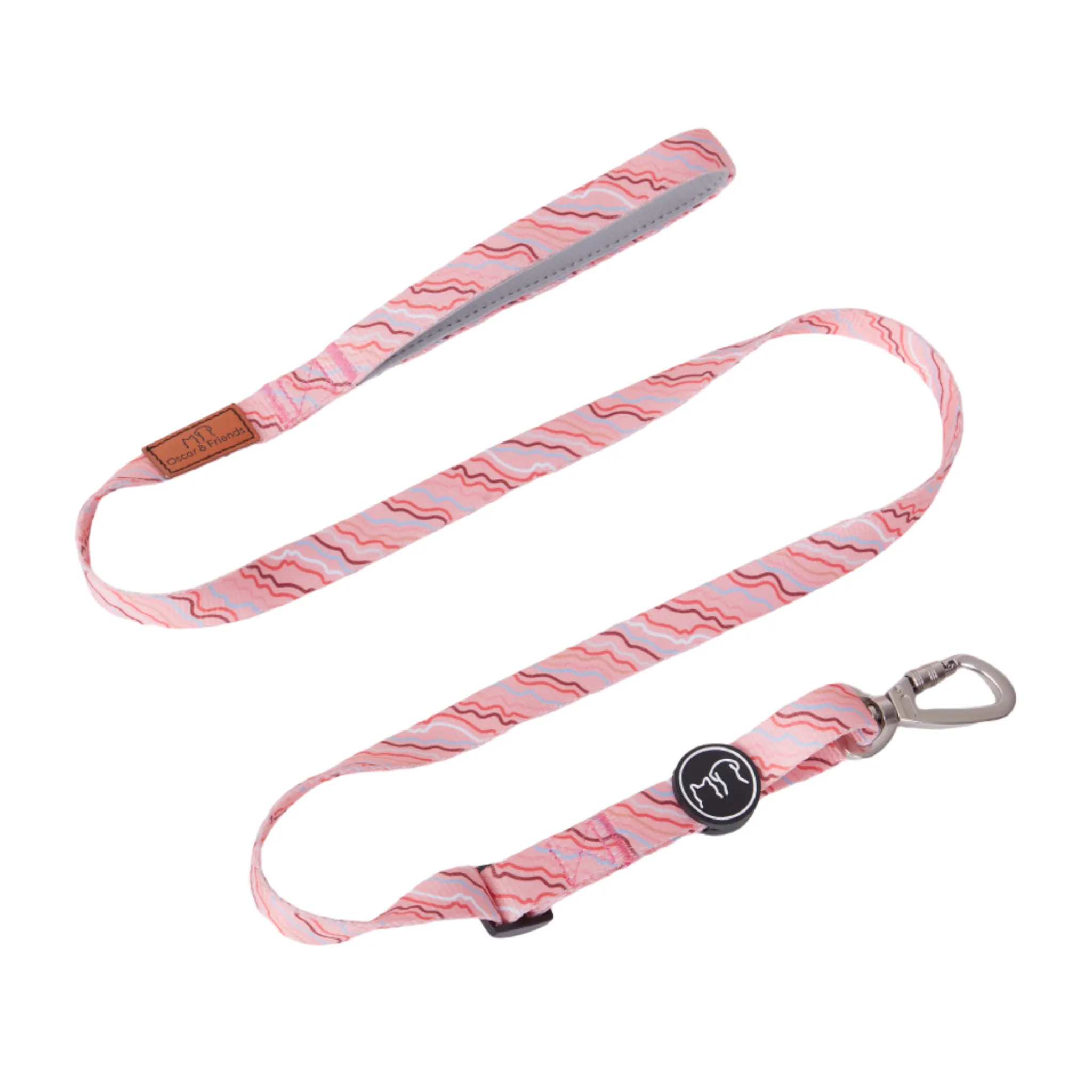 Oscar & Friends Swirl Dog Lead Medium