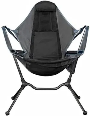 Outdoor Folding Chair Camp Chair Outdoor Camping Chairs for Fishing Lounger Breathable Mesh Construction 2 Side Pockets