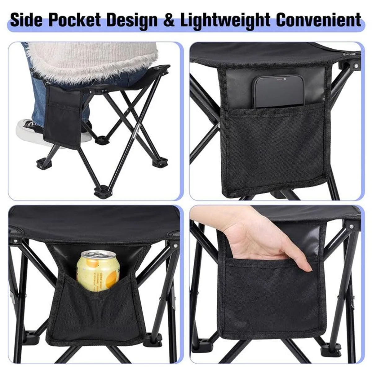Outdoor Portable Folding Chair Camping Fishing Travel Chair Lightweight Folding