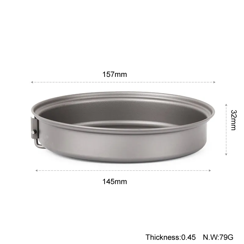 Outdoor Responsive service Cookware Flash pricing Titanium