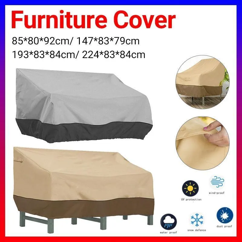 Outdoor Waterproof Patio Chair Cover 1PC 2Colours 4Sizes