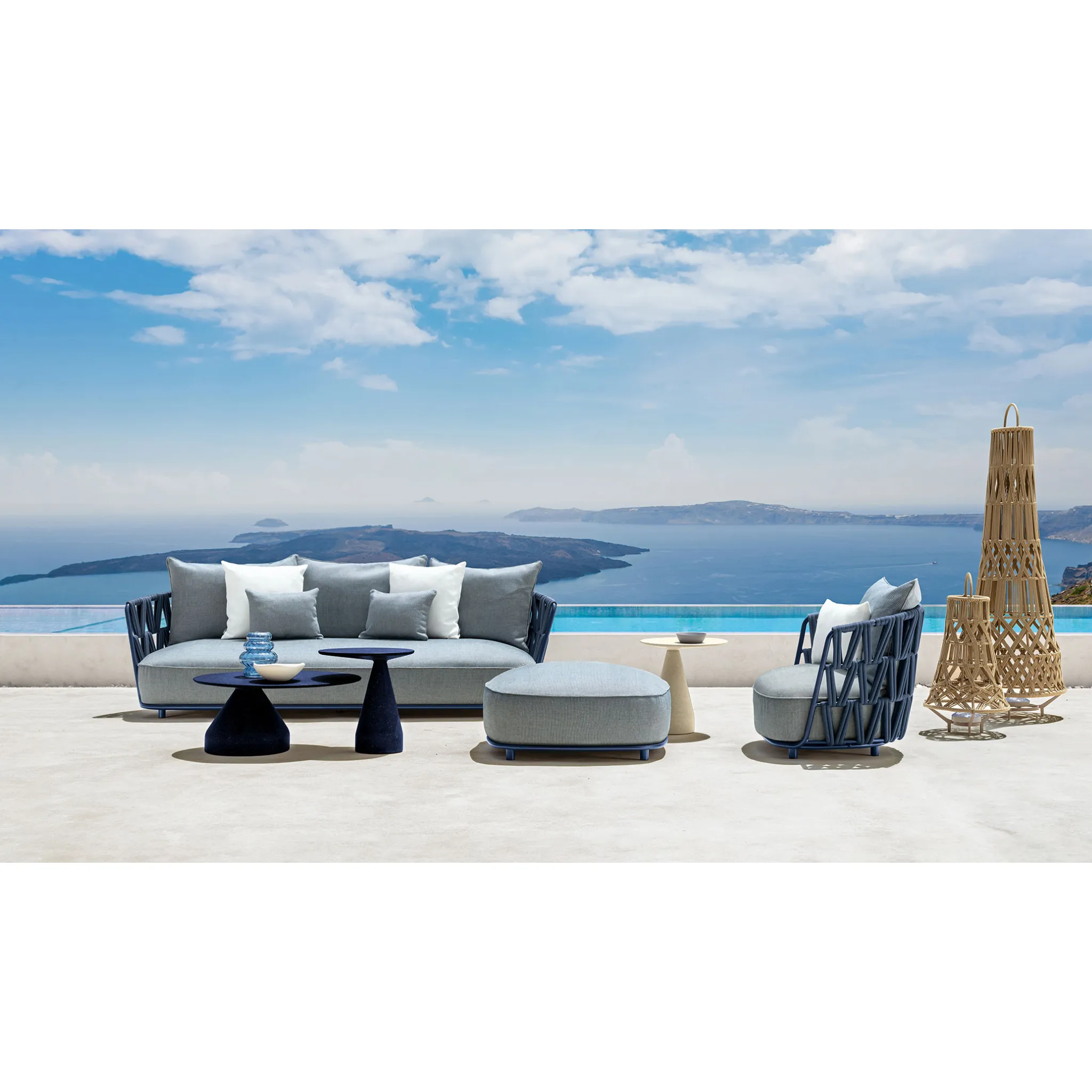 Padded Rope 2-Seater Outdoor Sofa | Talenti Swipe