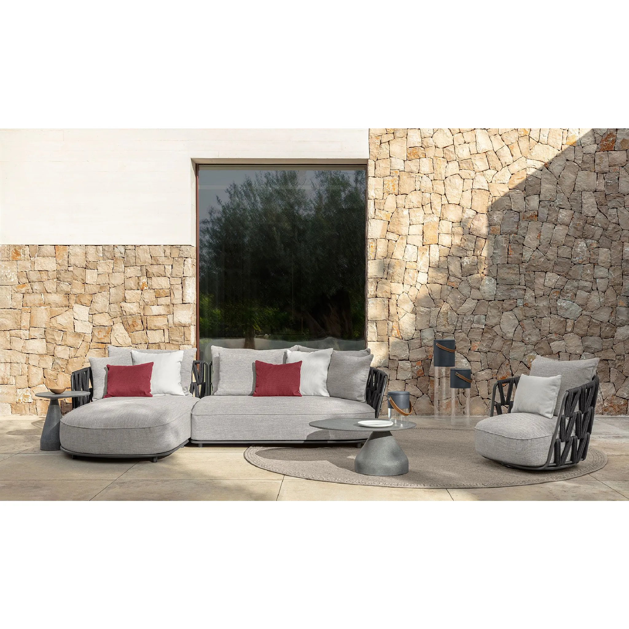 Padded Rope 2-Seater Outdoor Sofa | Talenti Swipe