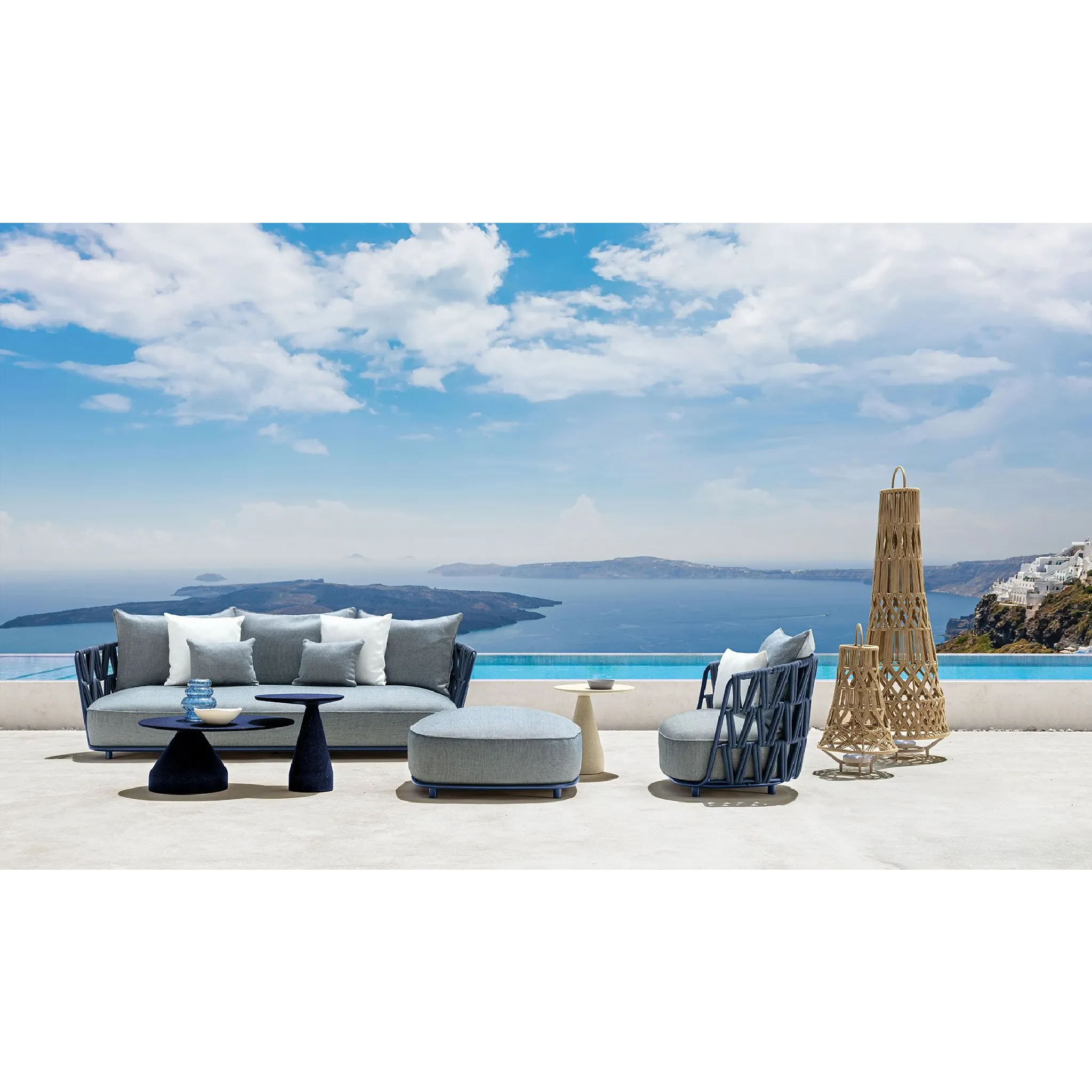 Padded Rope 2-Seater Outdoor Sofa | Talenti Swipe