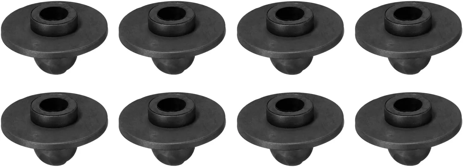 PATIKIL Camping Chair Foot, 8 Pack 13mm Tubing Dia Detachable Anti-Slip Stool Feet Replacement for Hiking Outdoor, Black