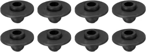 PATIKIL Camping Chair Foot, 8 Pack 13mm Tubing Dia Detachable Anti-Slip Stool Feet Replacement for Hiking Outdoor, Black