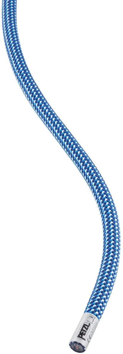 PETZL Contact Rope - 9.8 mm Diameter Lightweight Single Dynamic Rope for Gym or Rock Climbing