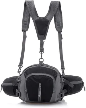 Pocket Bike Cycling Large Capacity Kettle Waist Bag Outdoor Sports Multifunction Bag Men And Women Travel Backpack(A)