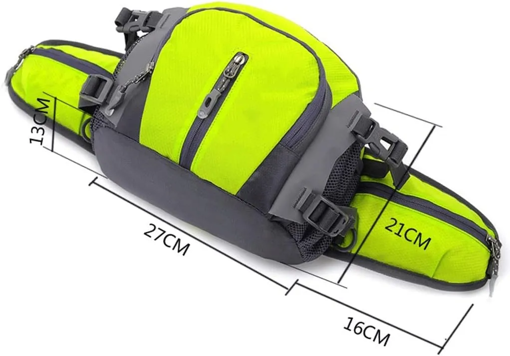 Pocket Bike Cycling Large Capacity Kettle Waist Bag Outdoor Sports Multifunction Bag Men And Women Travel Backpack(A)